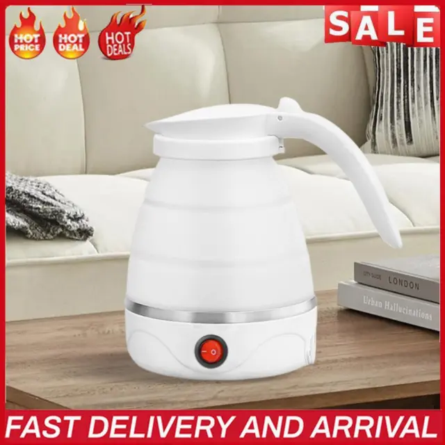 Electric Water Kettle Portable Boil Water Pot Silicone for Camping Hiking Picnic