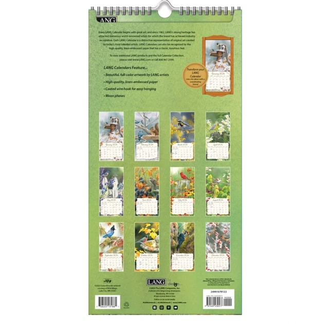 SONGBIRDS 2024 LANG Vertical Wall Calendar 14.99 PicClick