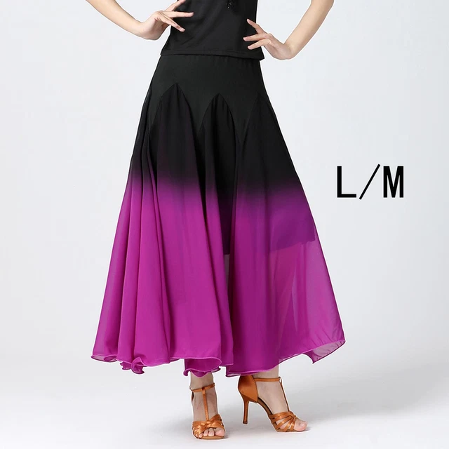 Ballroom Dance Skirt, Long Swing Wrap Skirts Photography Full Skirt Elegant