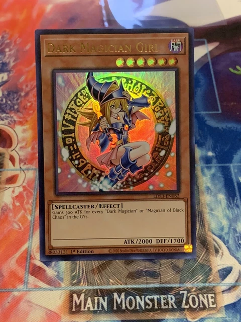 Yugioh x1 Dark Magician Girl LDS3-EN082 Ultra Rare 1st Edition (Near Mint!)