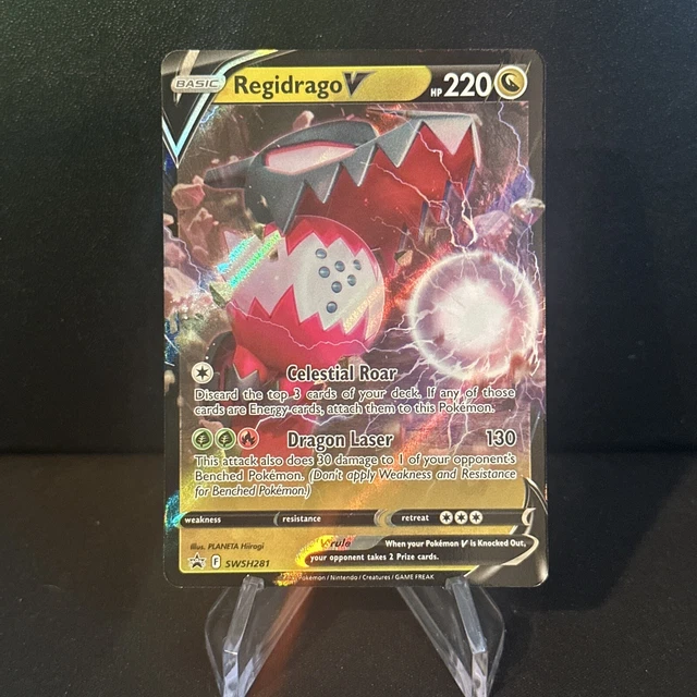 Pokémon TCG Regidrago V SWSH Black Star Promos SWSH281 Holo Promo