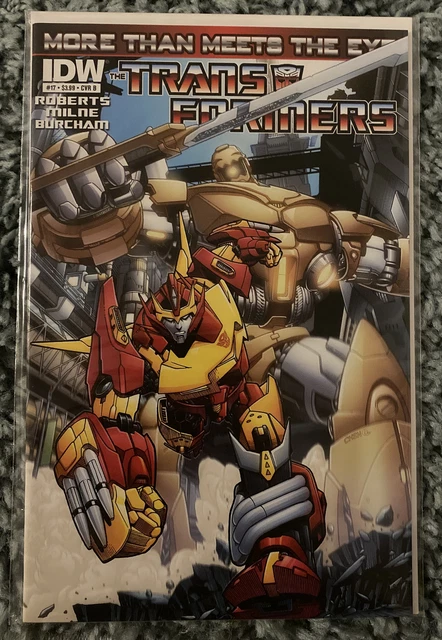Transformers : More Than Meets The Eye #17 CVR B IDW 2013 Sent In CBoard Mailer