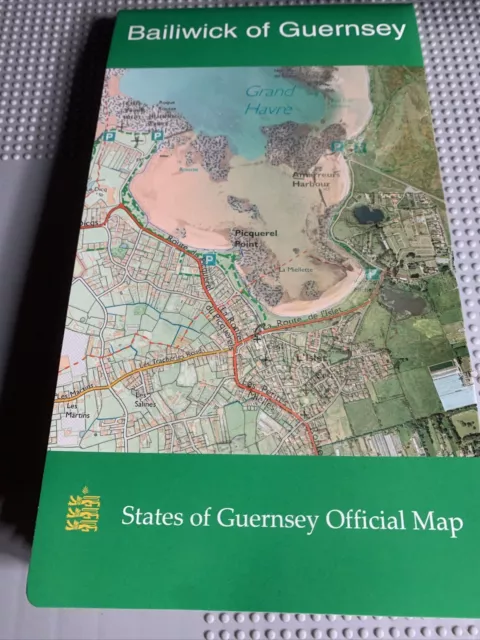 Bailiwick of Guernsey: States of Guernsey Official Map Brand New