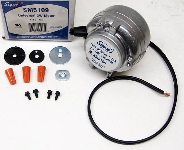 Supco SM5549 Refrigerator Evaporator Fan Motor - Replacement For