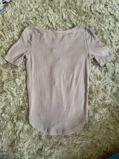 Urban Outfitters Out From Under Everyday Henley Top - Size Medium - Short Sleeve 3