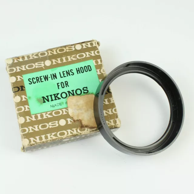 Nikkor Nikon for Nikonos Screw-In Lens Hood - Shade for 35mm f/2.5 Lens + Box