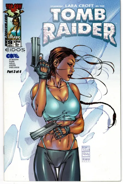 Tomb Raider: The Series #9 (1999) NM+ Michael Turner Cover Image Top Cow Comics
