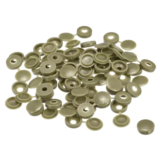 200Pz 5mm Cerniera Vite Copertura Cappucci per M3 M4 M5 Viti, Verde