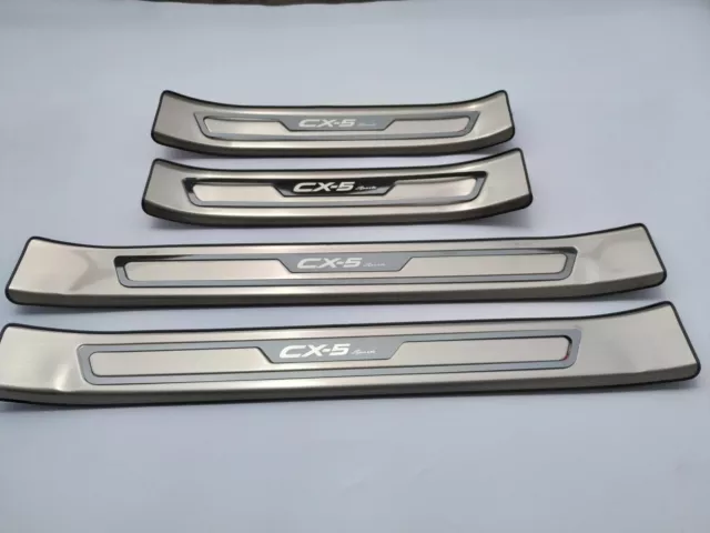 Für Mazda CX5 Zubehör Teile Auto Edelstahl Scuff Plate Einstiegsleisten Schutz