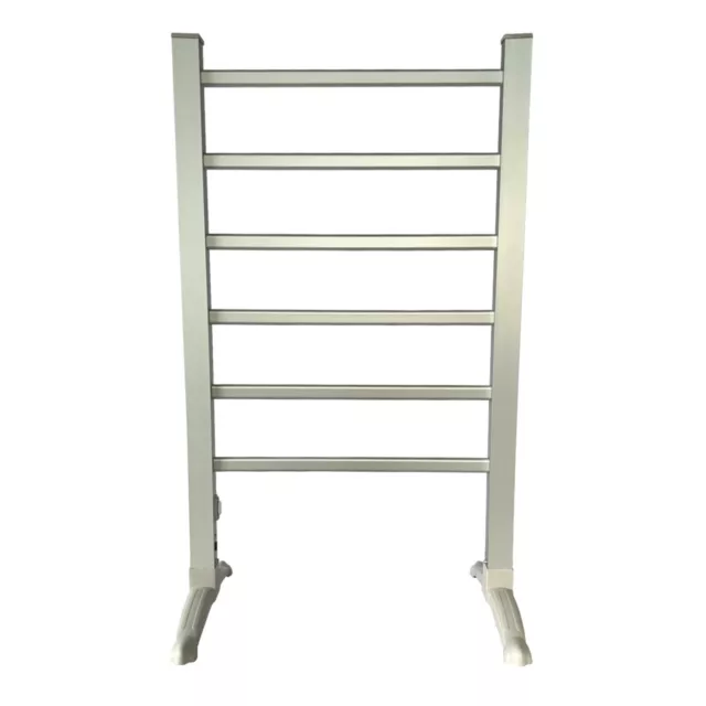 NEW! Portable Aluminium Electric Towel Rail Warmer with 6 Heated Bars 3