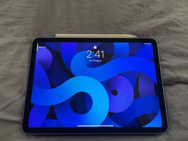 Apple iPad Air 4th Generation 64gb WiFi (Sky Blue) Excellent W/ Accessories