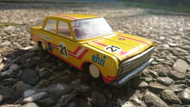 Ehri Opel Rekord Blechauto tin plate toy Blechspielzeug  Friktion Germany