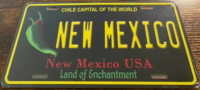 New Mexico Booster License Plate Chile Pepper Capital Land of Enchantment