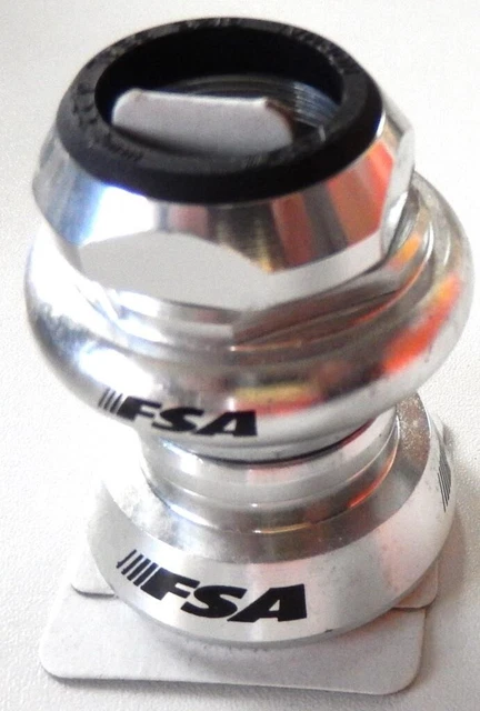 JEU DE DIRECTION ALUMINIUM FSA TH HEADSET TH-365 SILVER FILETÉ 1 X 24 T NEUF