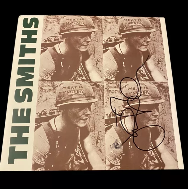 The Smiths, Johnny Marr “MEAT IS MURDER” Hand Signed Vinyl