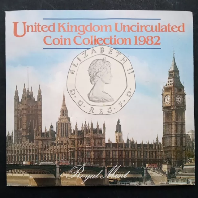 1982 Royal Mint United Kingdom Brilliant Uncirculated Coins Collection