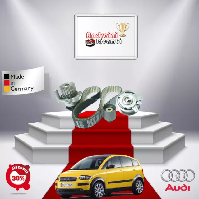 Kit Distribuzione + Pompa Audi A2 1.4 Tdi 55Kw 75Cv  Dal 2002 -> 2005 Fp44458V-2