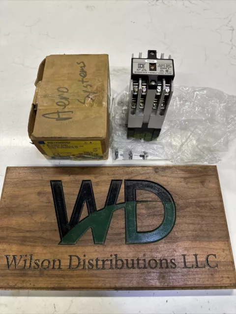 Square D AC Control Relay 8501X060V02 6 NO 110/120 VAC 50/60 Hz Coil SER A