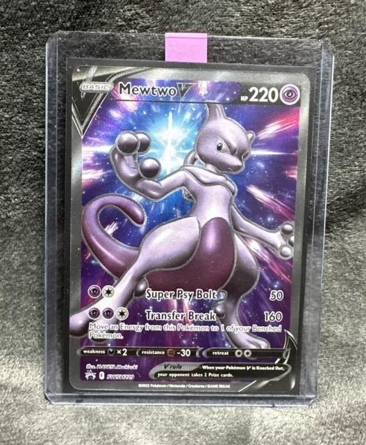 POKEMON GO - MEWTWO V - SWSH229 - FULL ART-Black Star Promo - NM/M - NEW  bin=1