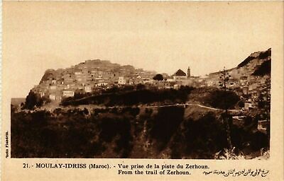 CPA ak moulay-Idriss view taken from the lead of morocco zerhoun (825251)