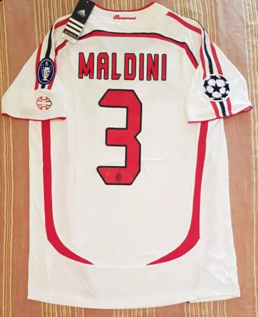 Vintage Jersey 2006/07 AC Milan Maldini #3 Away Shirt UK