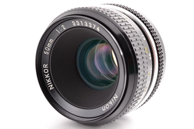Exc+++++ Nikon Nikkor Non Ai 50mm f/2 Standard Lens MF Manual Focus from Japan