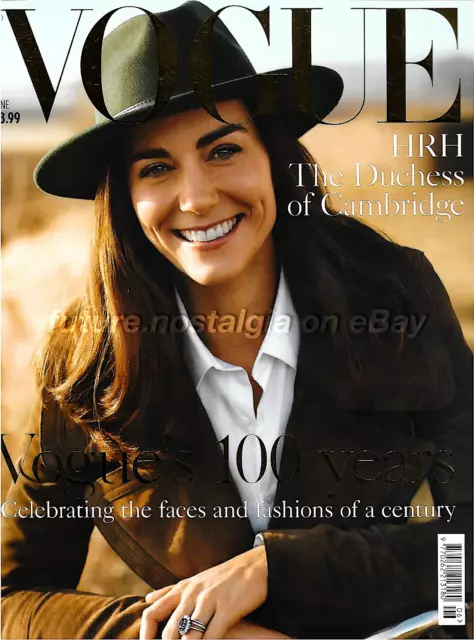 British Vogue Magazine June 2016 KATE MIDDLETON Cover