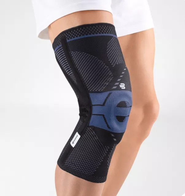 Bauerfeind GenuTrain P3 Size 6 Right Knee Active Brace Patella Support Black NEW