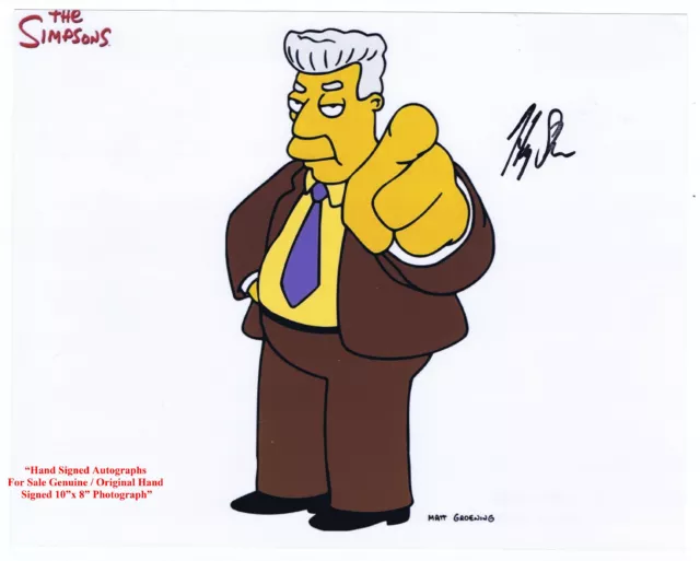 HARRY SHEARER AMERICAN ACTOR  SIMPSONS GENUINE HAND SIGNED COLOUR PHOTO  10 x 8