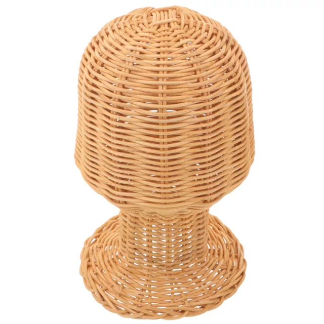 Rattan Hat Stand Woven Hat Display Holder Hat Storage Stand Hat Display Rack