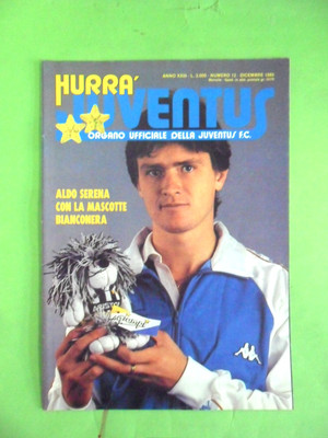 HURRA JUVENTUS DICEMBRE 12 1985 COPPA DEI CAMPIONI VERONA ALDO SERENA MAURO 