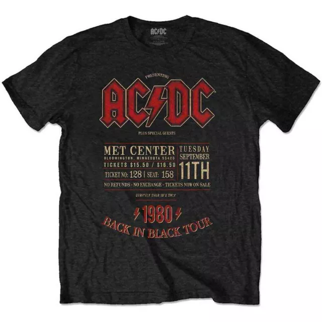 Ac/Dc Minnesota '80 oficial Camiseta para hombre