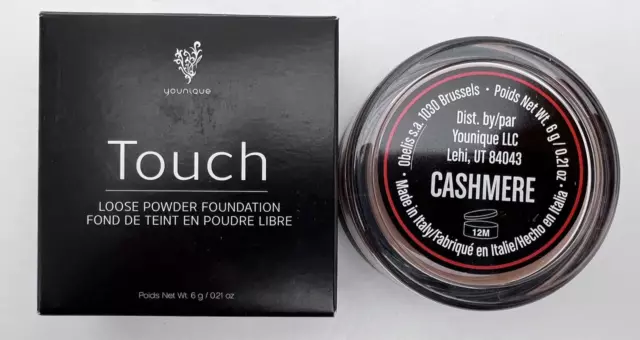Base en polvo suelta Younique Touch CACHEMIRA 0,32 oz nueva con caja