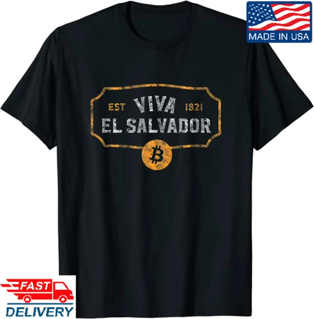 El Salvador Coin T-Shirt, Blockchain Cryptocurrency Coin T-Shirt