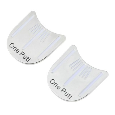 CAP Cappello magnetico Golf Ball Marker clip Strumento Allineamento mirare GOLF kit di formazione 