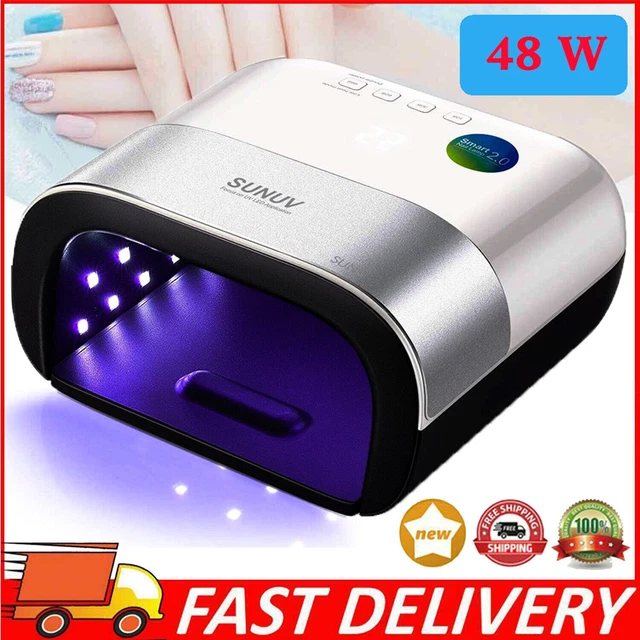 48W Gel Lámpara de Uñas UV LED Secador de Uñas Profesional Esmalte Luz Sensor Curado Automático
