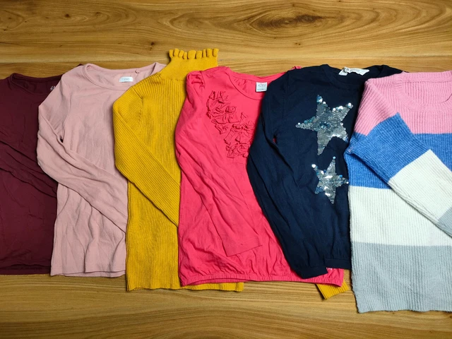 {E55} girls 8-9 years top jumper bundle NEXT H&M Dunnes