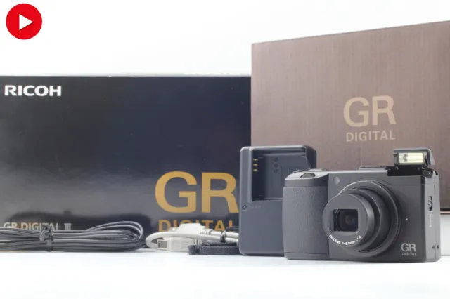 SH;032 [Near MINT+++ BOX] Ricoh GR DIGITAL III 10.0MP Digital Camera Black JAPAN