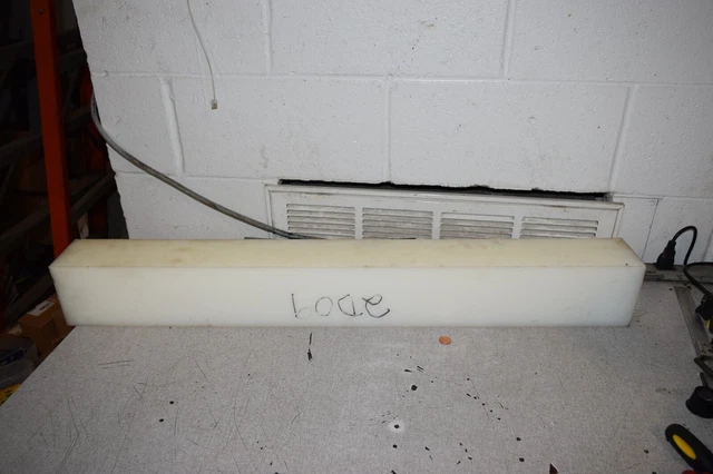 White Nylon Plastic Block Bar Stock 36" x 4.475" x 3.48"