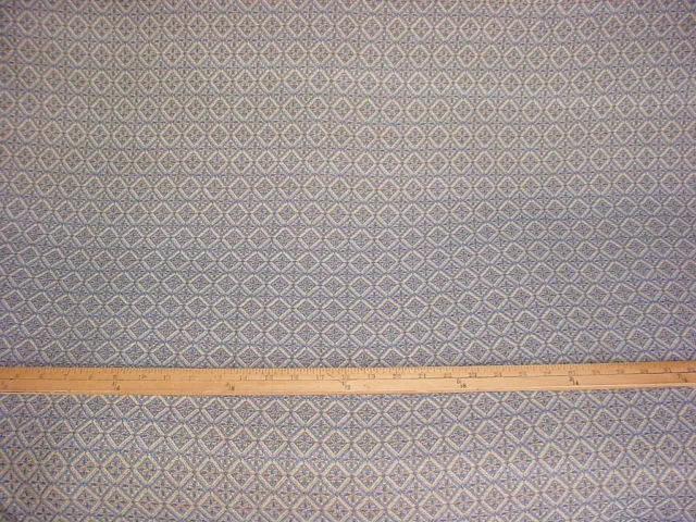1-1/4Y Kravet Inlaid Diamond In Cerulean Chenille Upholstery Fabric 2