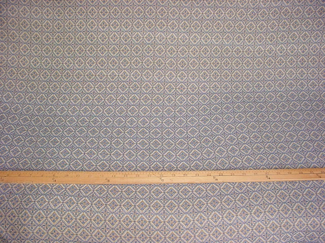 1-1/4Y Kravet Inlaid Diamond In Cerulean Chenille Upholstery Fabric 2