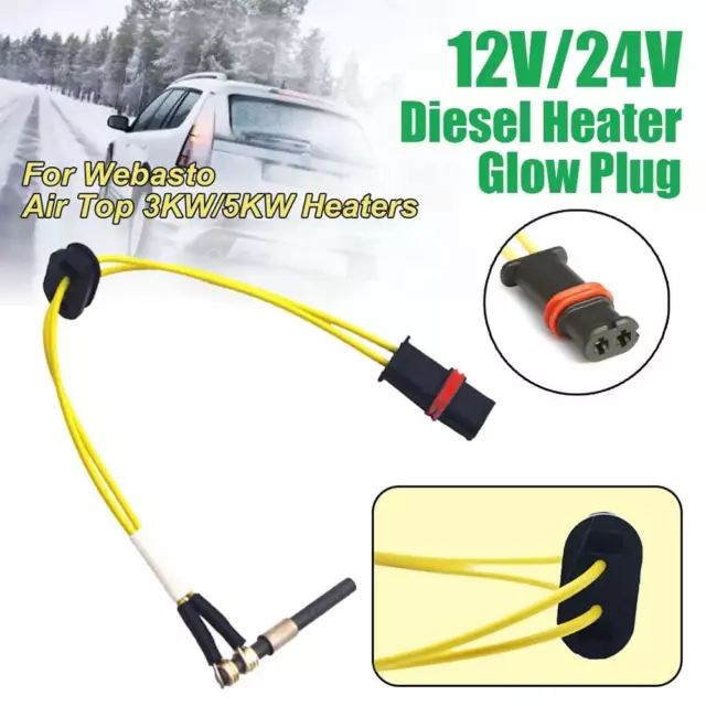 12/24v Parking Heater Ceramic Glow Plug Kit For Car Truck Boat Air