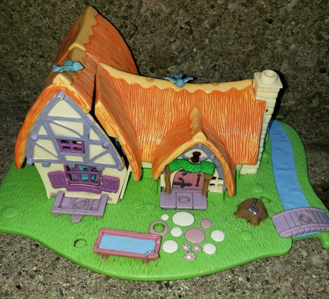 VINTAGE BLUEBIRD POLLY Pocket Disney Snow White & Seven Dwarfs House