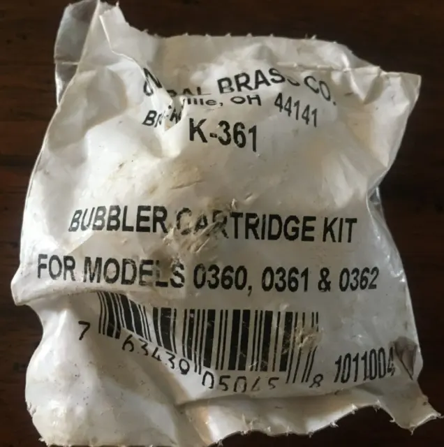 Central Brass K-361 Bubbler Cartridge Kit For: 0360, 0361 & 0362 NEW