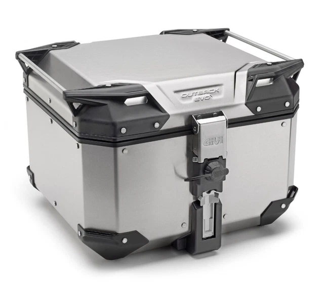 BMW R1300GS 2024 GIVI TREKKER OUTBACK EVO OBKE42A TOP BOX + piastra ...