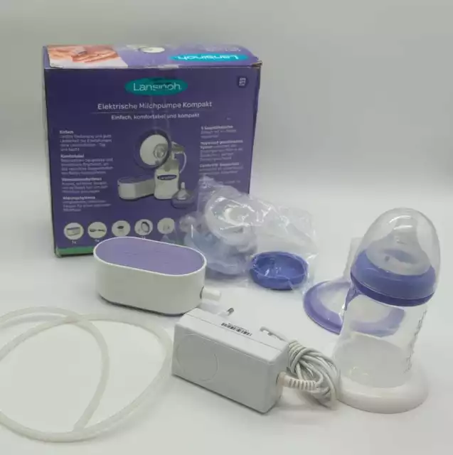 Extractor de leche eléctrico Lansinoh compacto especialmente pequeño y silencioso