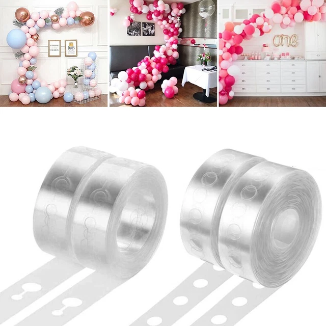 Party Ballon Dekorationen Streifen Transparent 2PCS Ballon Bogen Säule