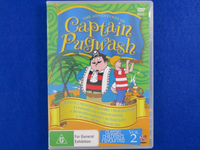 The Adventures Of Captain Pugwash Volume 2 - DVD - Region 4 - Fast Postage !!