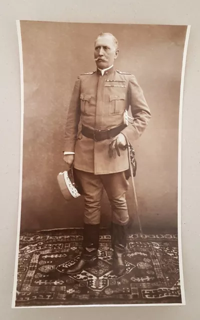 Guerra Italo Turca Regio Esercito Generale Giovanni Ameglio fotografia originale