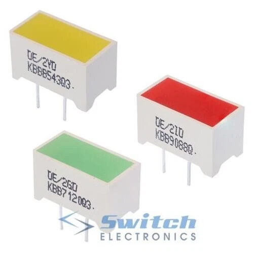 Red Green Yellow 7.5x14mm LED Light Bar PCB